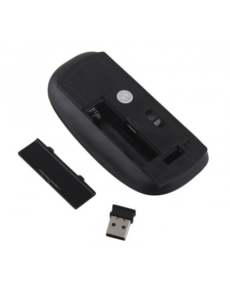 Thin 2.4GHz Slim Optical Wireless Mouse Mice + USB 2.0 Receiver for PC Laptop Macbook