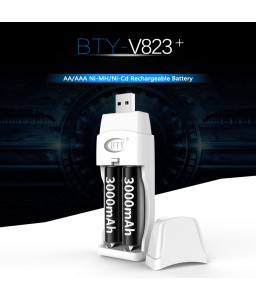 USB Charger for  AA AAA Ni-MH Ni-Cd Rechargeable Batteries.