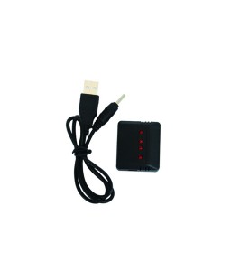 4 in 1 3.7V Lipo Battery Adapter Charger USB Interface With USB Cable for Hubsan H107D H107C X4 Wltoys syma x5c UDI