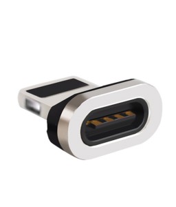 Micro USB Port Magnetic Adapter Charger For iPhone IOS Android Type C USB Cable