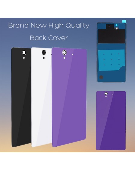 New Back Door Battery Rear Housing Cover Glass Case For Sony Xperia Z