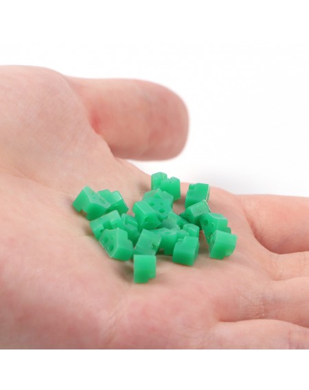 40PCS Silicone Green Dental Add-On Wedges Sectional Contoured Wedges for Teeth Filling